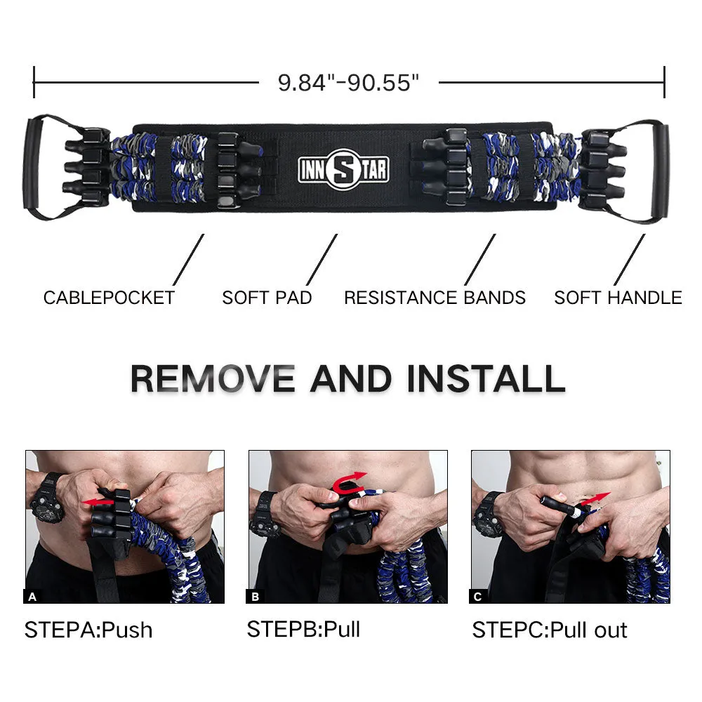 Bench Press Resistance Bands Chest Expander Push-ups