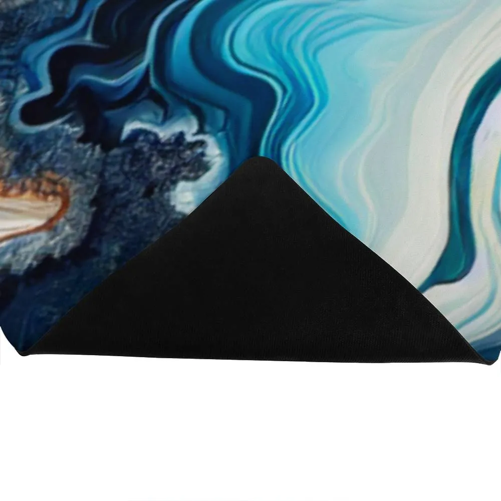 Calm Waves Non-Slip Unique Yoga Mat