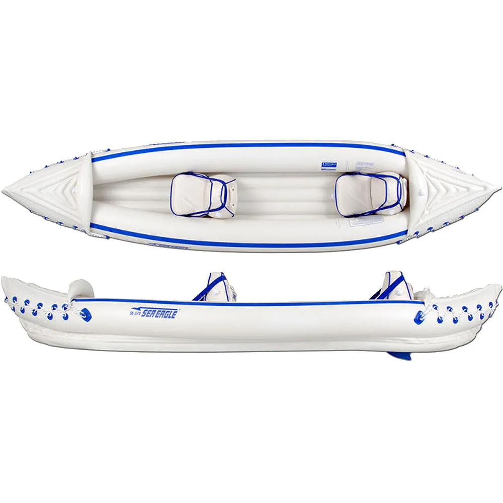 Sea Eagle Sport 370 Inflatable Kayak Pro Tandem Package