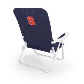 Syracuse Orange - Monaco Reclining Beach Backpack Chair